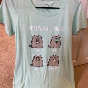 Pusheen food shirt